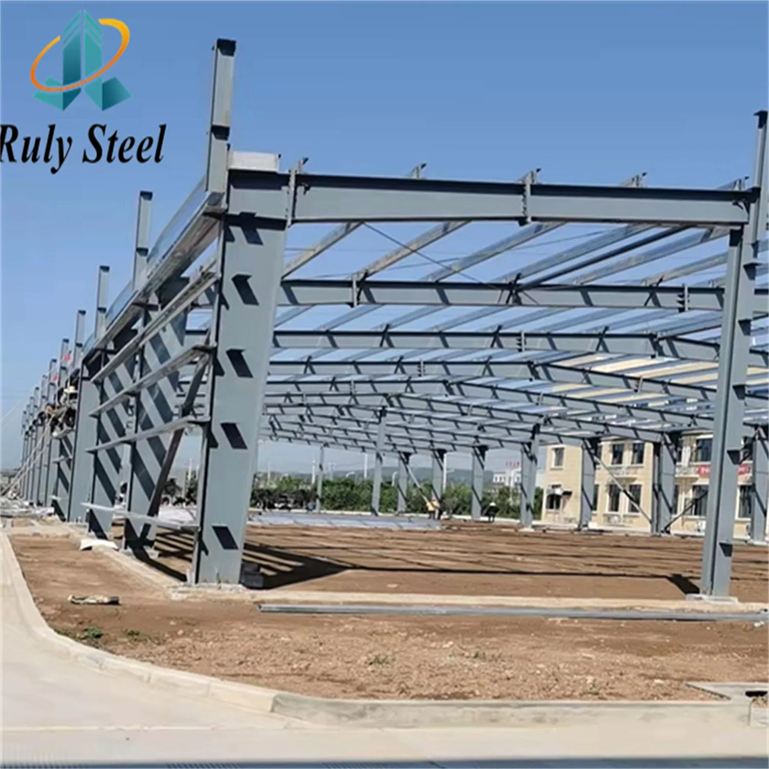 Anti-Corrosion Thermal/Heat Insulation Painted Galvanizied Treatment Prefab/Prefabricated Steel Structure Broiler House Poultry House