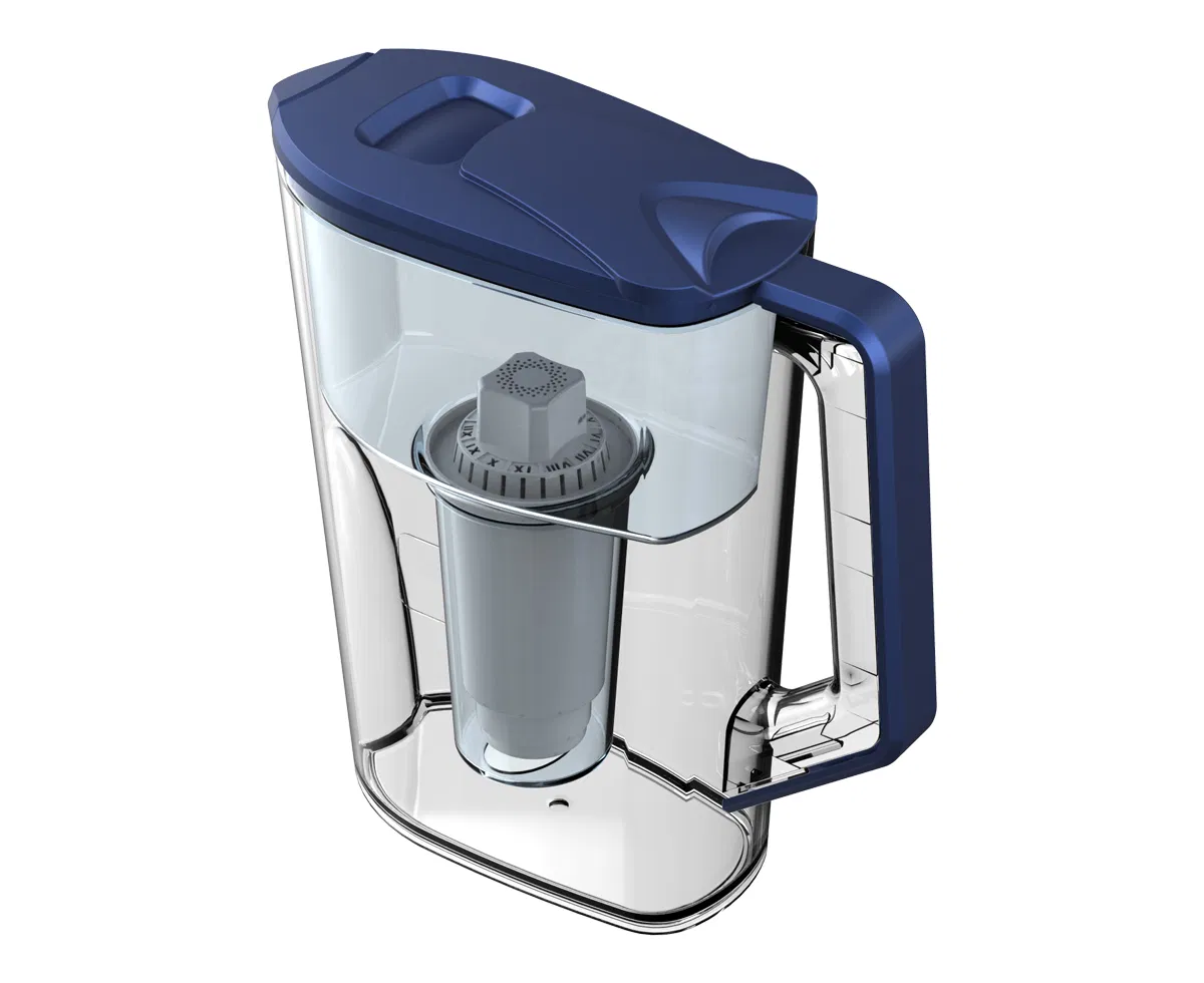 Household Plastic Jug Portable Kettle with Filtration Function Alkaline Purifier Activated Carbon