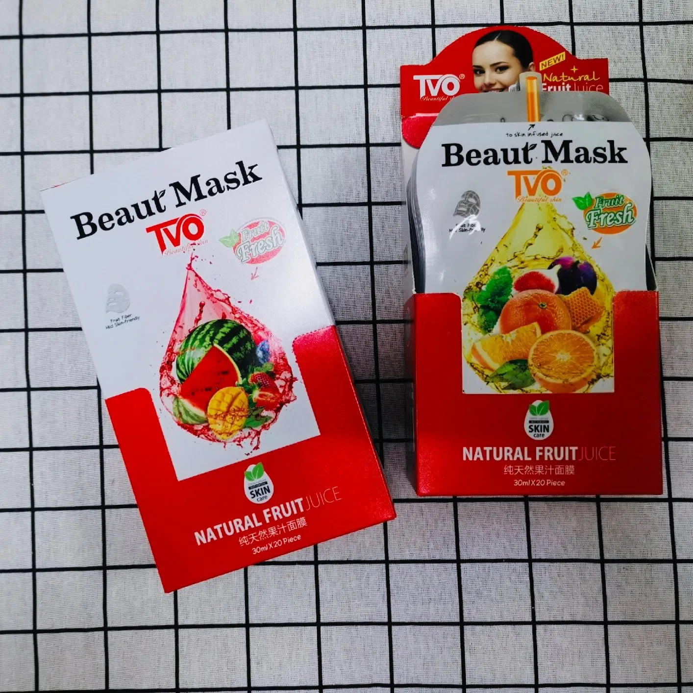 Vitality Skin Brighten Honey and Fresh Orange Firming Anti-Aging Facial Mask