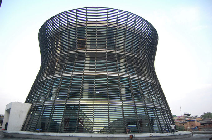 Aluminum Glass Curtain Wall System Double Triple Glazing System