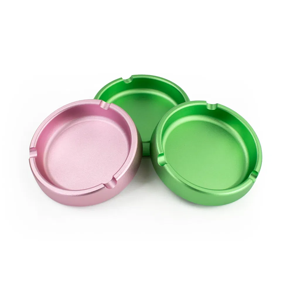 Custom Logo Aluminum Alloy Pipe Ashtray Perfect for Smoking Enthusiasts