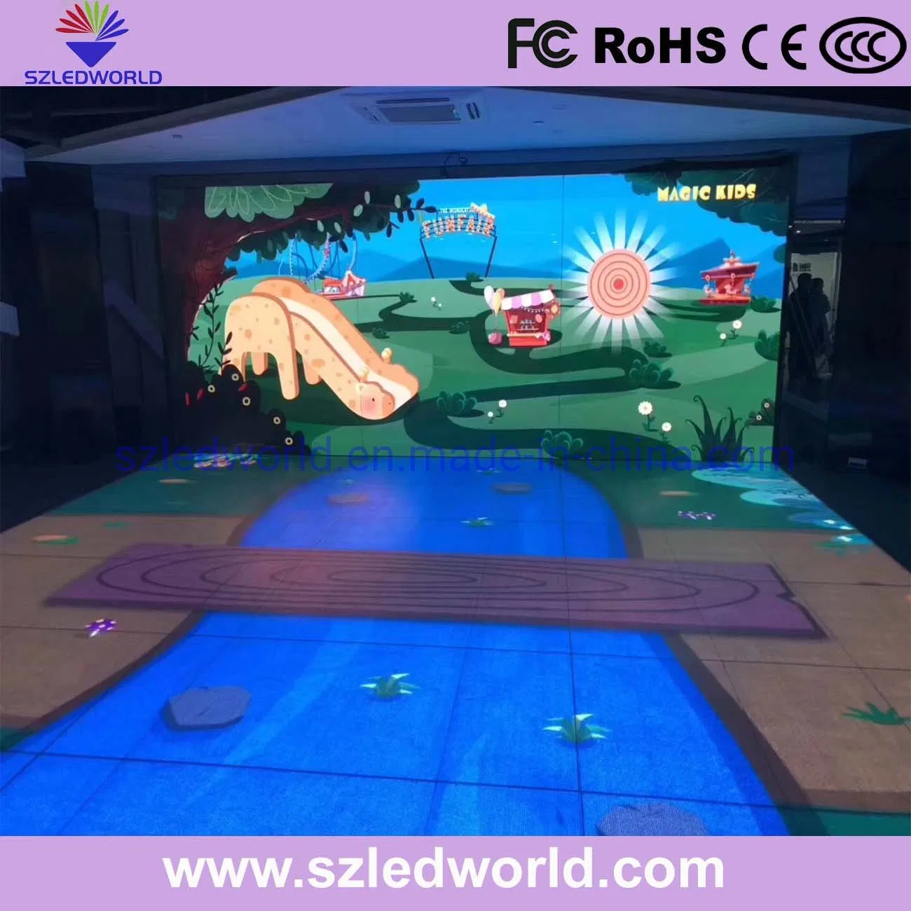 RGB LED Video Super Brightness P6.25mm LED Screen and Dance Floor Display for Stage Lighting