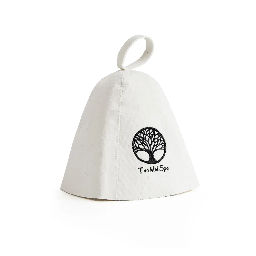 Wool Sauna Hat, Unisex Bathroom Sauna Accessories for Sauna Room