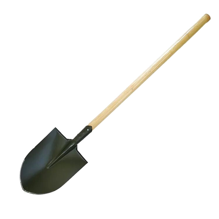 Wood Handle Spade Carbon Steel Snow Shovel Garden Tools Shovel