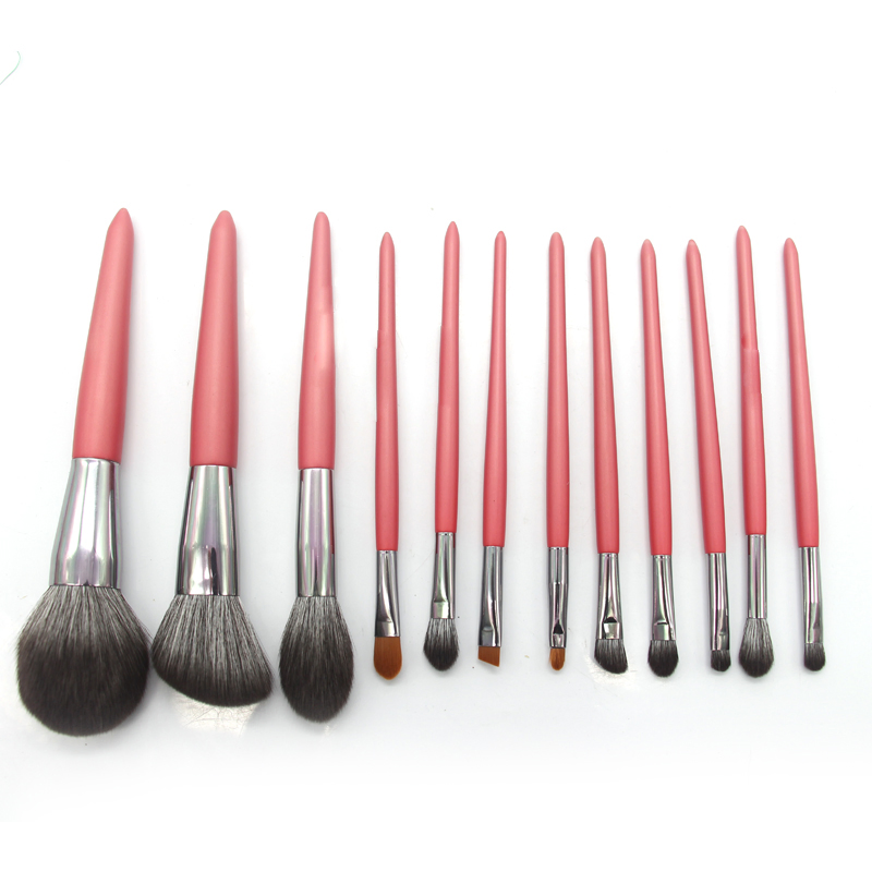 12PCS Concealer Lip Eye Make up Brush Cosmetics Beauty Tool Colorful Makeup Brush Set