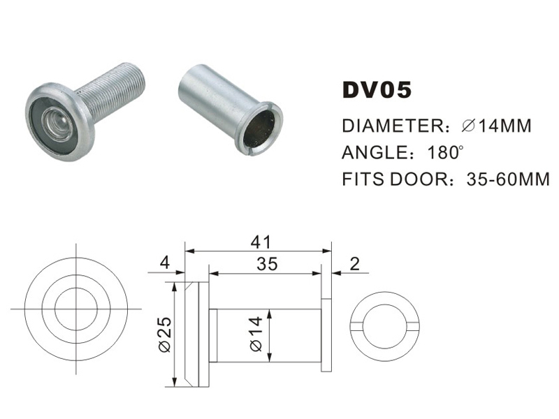 Zinc Alloy Eye Viewer Door Viewer High Quality