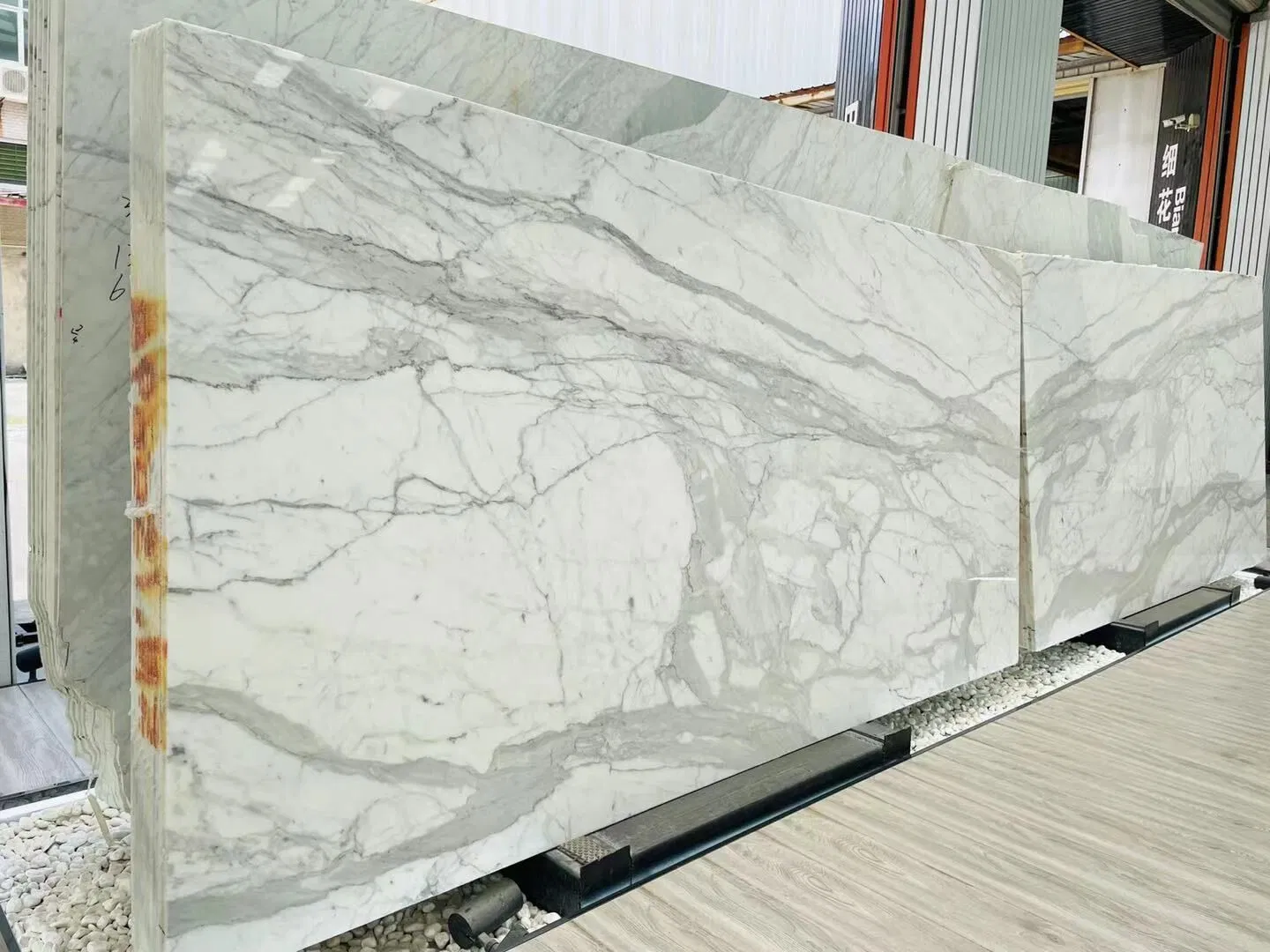 Imported Natural Stone Top Quality Polished Calacatta White Slabs Marble for Wall Tiles/Vanity Tops/Slabs Tiles/Floor Tiles/Countertops