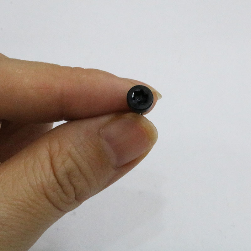 Precision Steel Black Torx Shoulder Thumb Screws #8-32 Captive Panel Screw