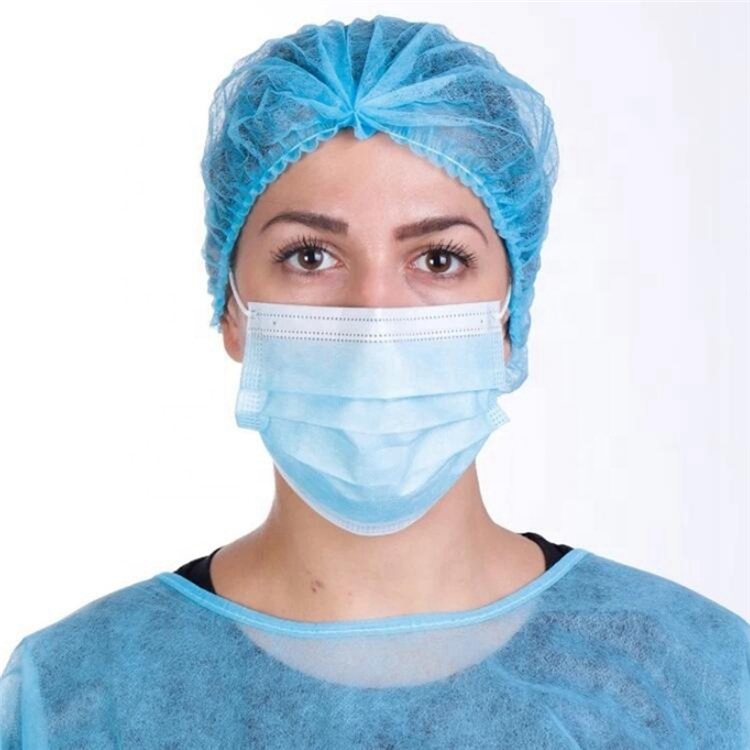 Manufacturer Doctor Strip Round Bouffant Hats Working Cap