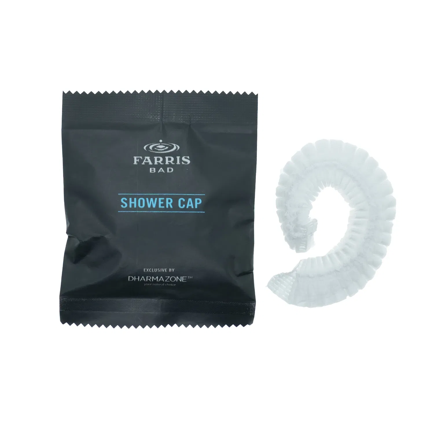 Shower Caps in Kraft Box with Hotel Amenities for Hotel Room