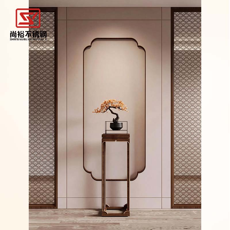 Custom Metal Decorative Panels Privacy Screen Stainless Steel Partition