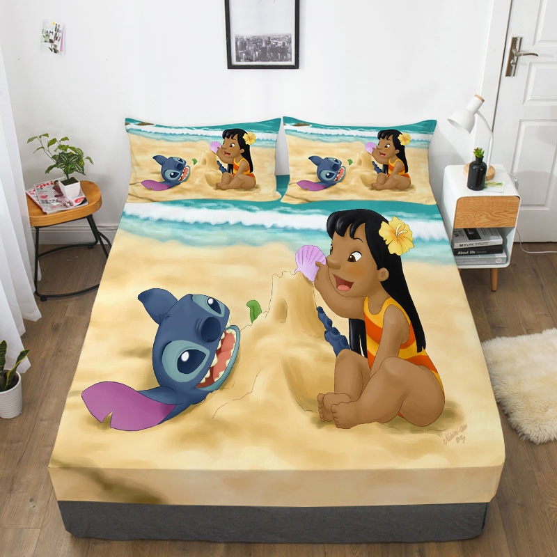 Customized Bed Sheet Fitted Sheet Printed Sheet