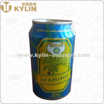 Flexible Printing 330ml 500ml Standard Aluminum Drinking Can