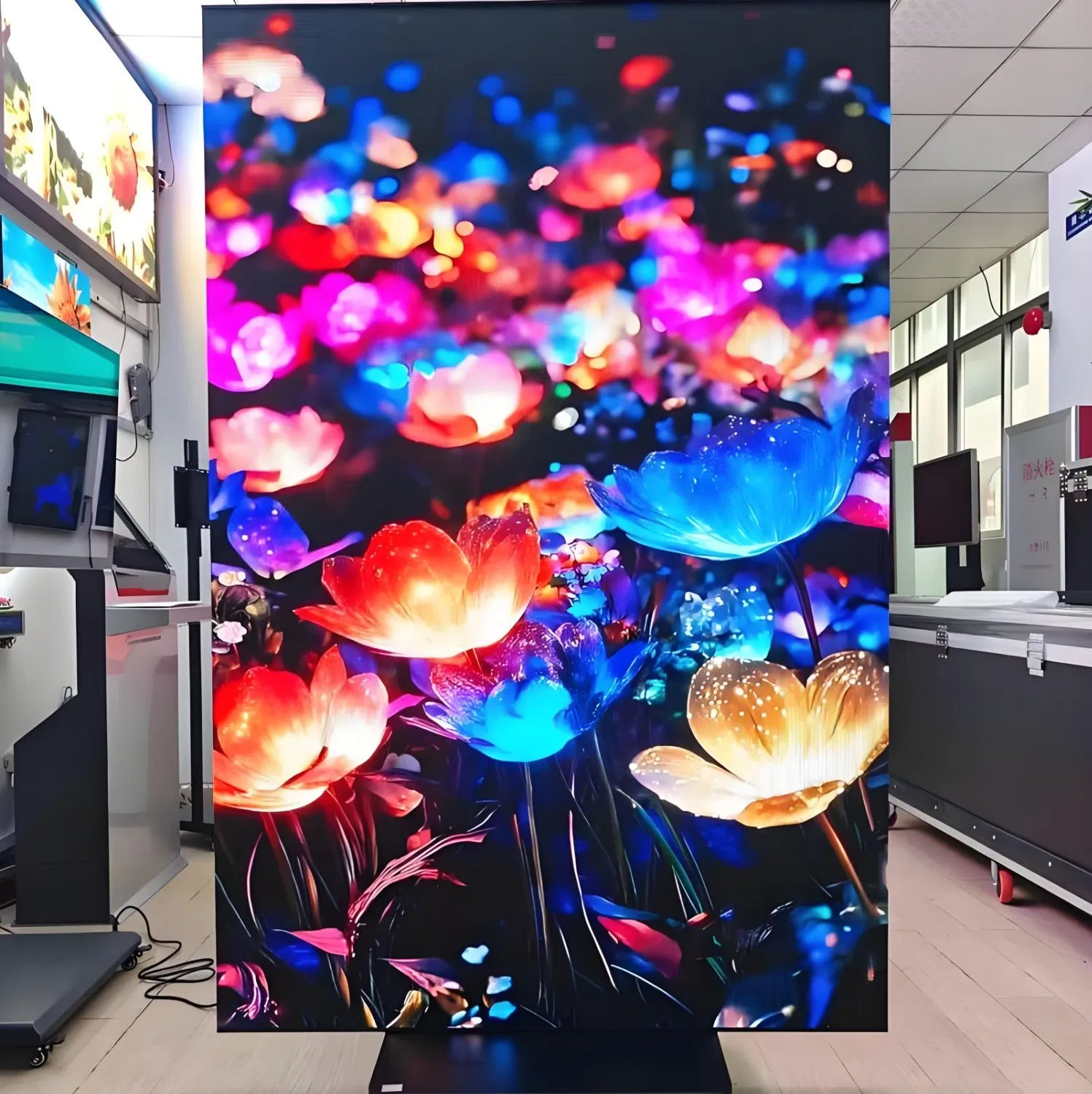 Portable LED Poster Display Screen P1.25 P1.53 P2.5 P1.86 Full Color Outdoor High Brightness LED Display for Stage Church & Advertising Easy Installation