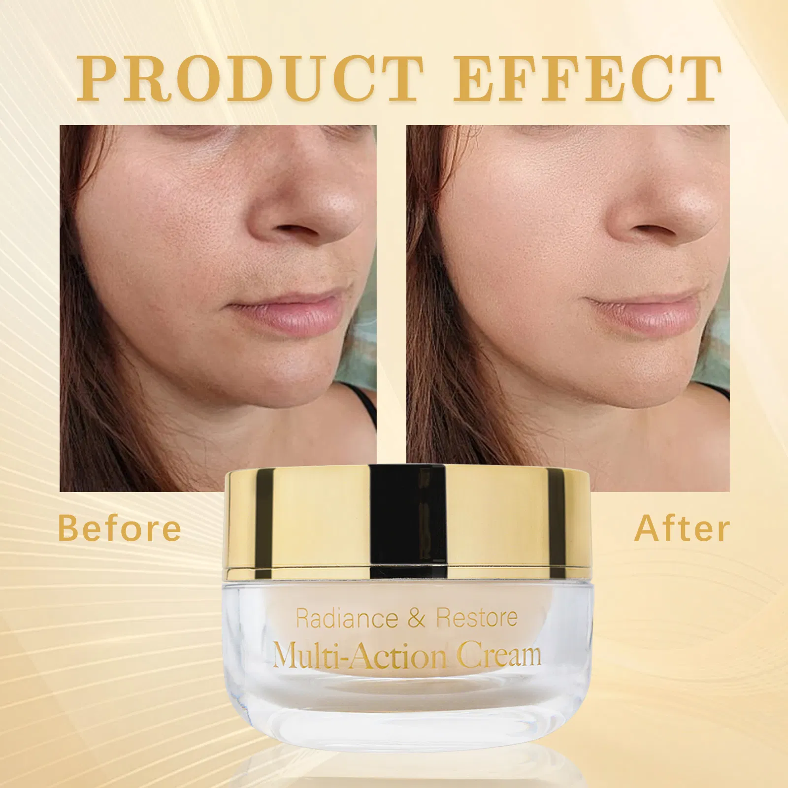 Beauty Cosmetics Facial Care Multi-Action Cream Anti Wrinkles Relaxing Repairing Cream