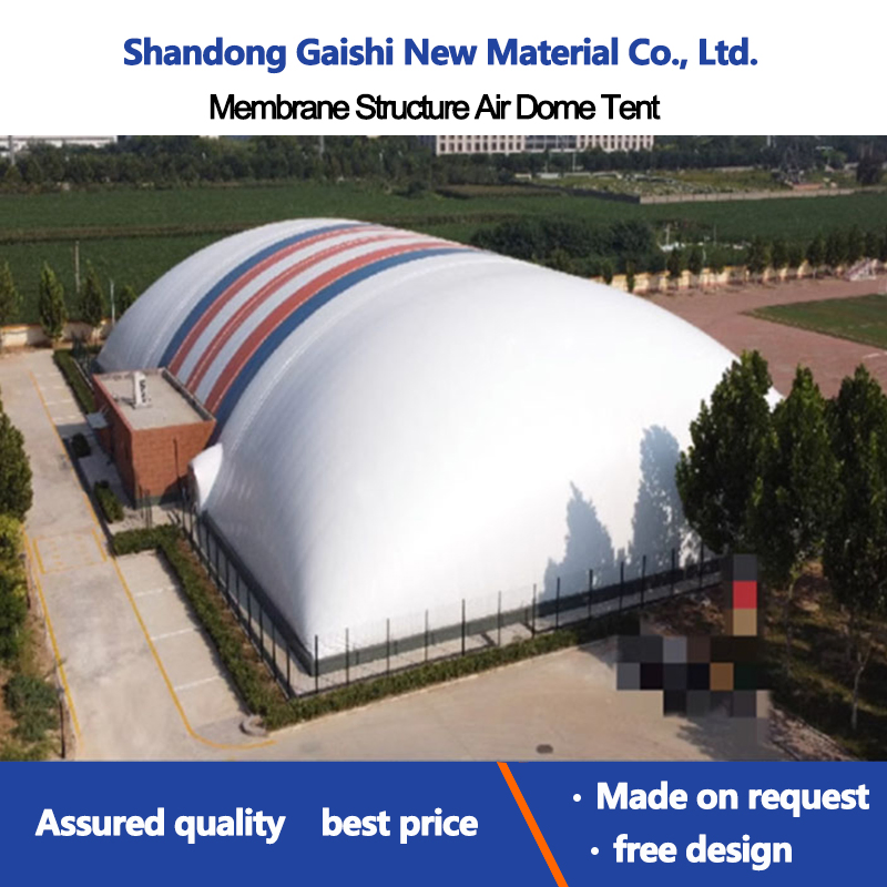 Tennis Inflatable Air Supported Structure with PVDF 1050g Membrane Cover Roof