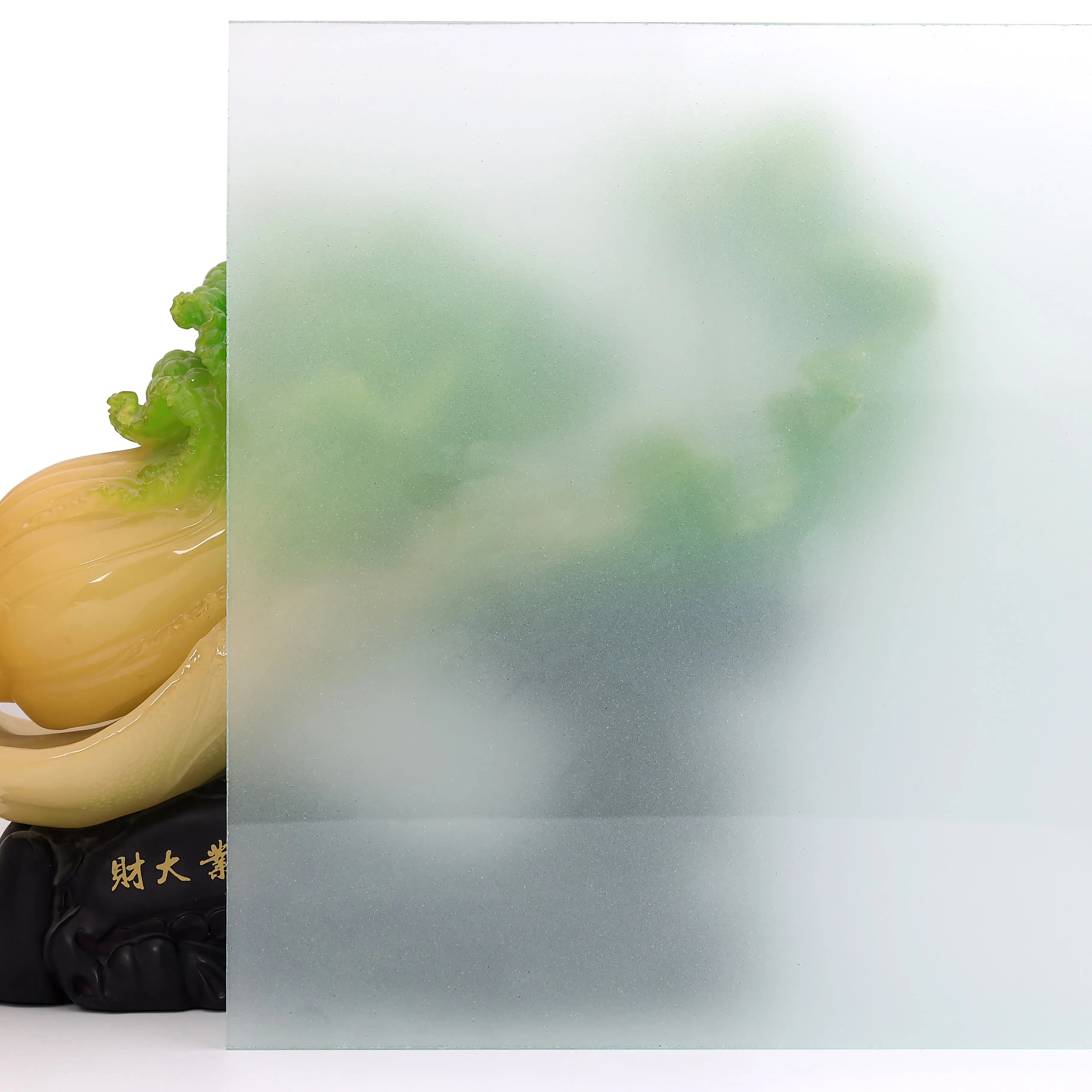 Acid Etched Frosted Glass for Shower Room