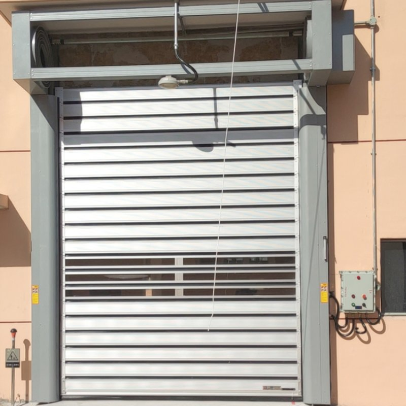 Aluminum Rolling Type Induced Soundproof Finished Anti-Theft Rolling Shutter Door