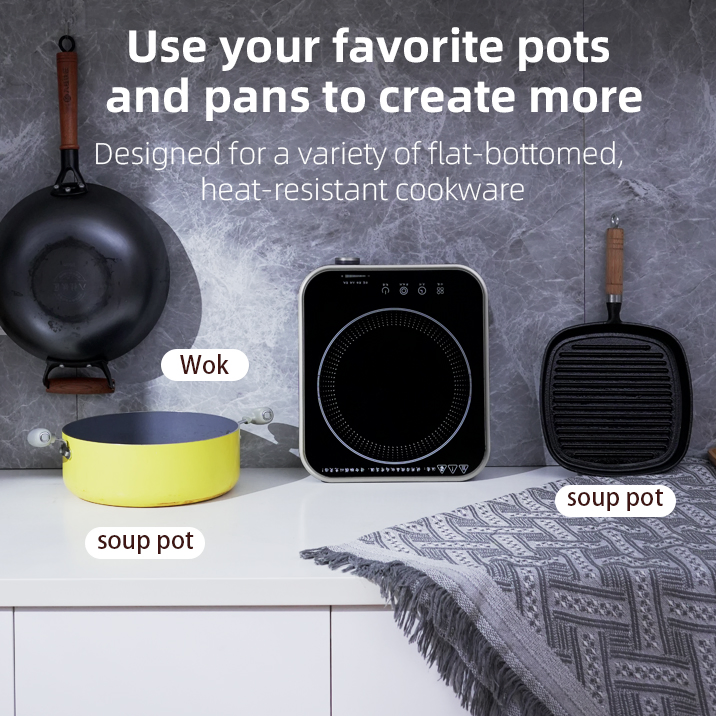 High-Power 2200W Electric Infrared Ceramic Single Burner Stove