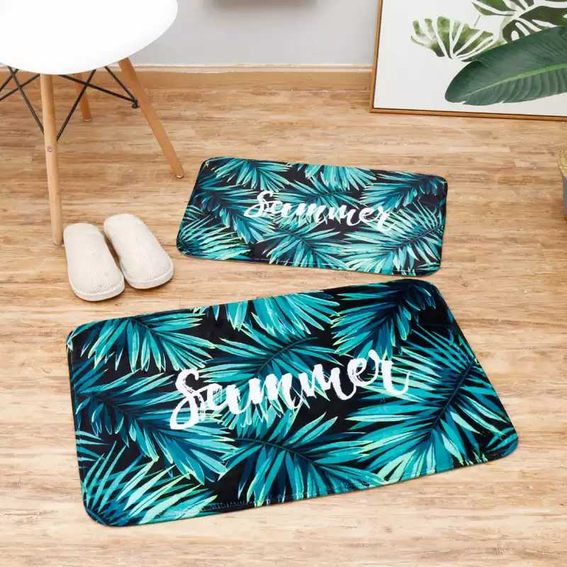 Economical Comfortable Washable Dustproof Eco Friendly Printing Room Mat, Kitchen Mat, Bath Mat