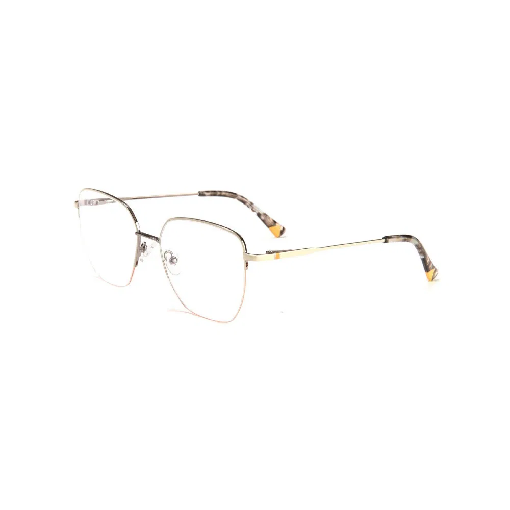 Gd Intellectual Style Unisex Square Metal Optical Frame