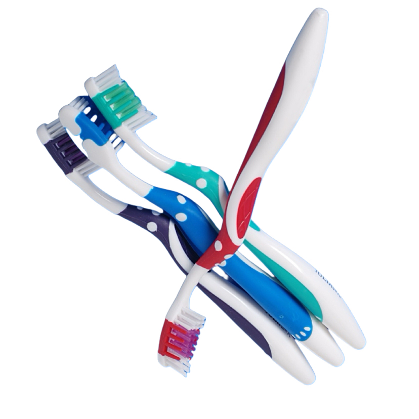 OEM Adult Tooth Brush with Custom Logo Soft Bristles & Plastic Manual Tooth Brush