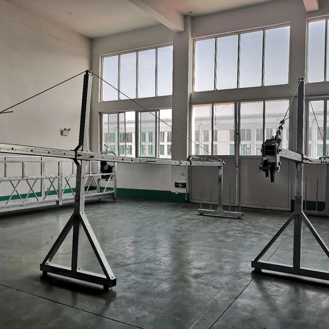 Zlp630 Aluminum Alloy and Painting Temporary High Altitude Working Electric Gondola Painting Suspended Platform