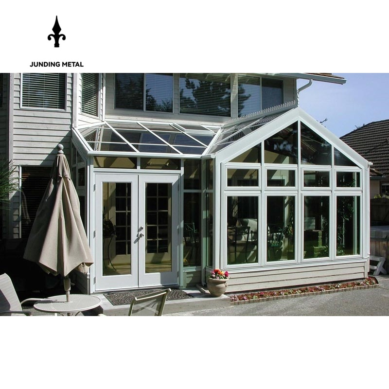 High-End New Design Assembled Double Glazed Sunroom for Garden Viewing