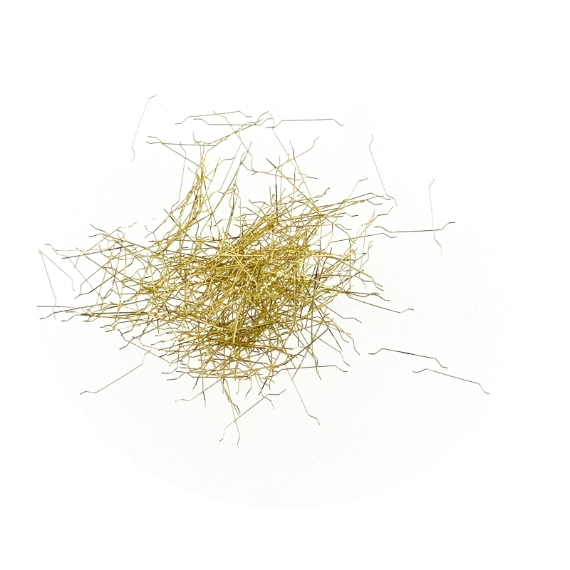 High-Tensile Copper Coated End Hook Steel Fiber - Enhances Concrete Crack Resistance & Bonding