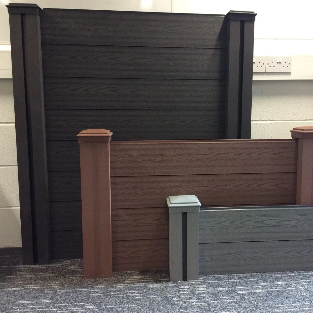 Exterior WPC Decorative Topper Lattice Wood Plastic Composite Garden Panel Fencing