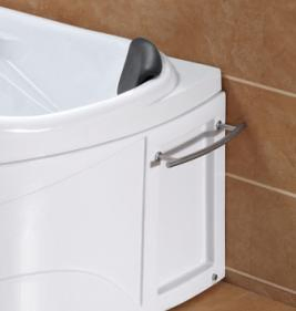 Угловая гидромассажная ванна с джакузи