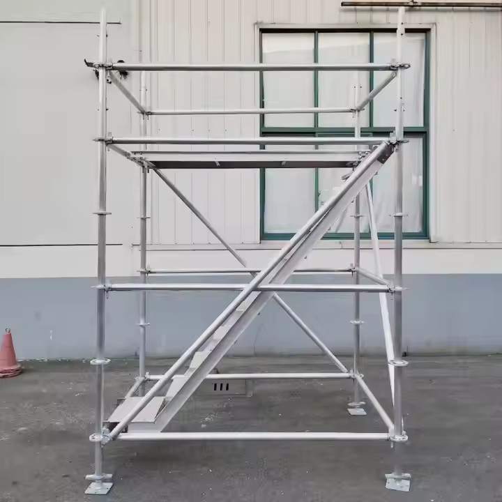 Modular Ringlock Scaffolding Equipment with Ladder Parts Available