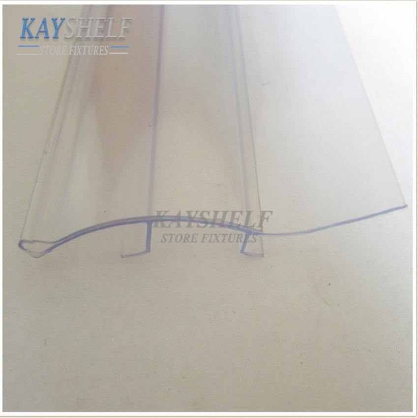 Supermarket Shelf Plastic Sign Label Tag Holders Price Data Strip