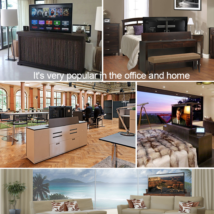 32 70 Inch Extra Large Motorized Ceiling Drop Down TV Lift Stand Mechanism