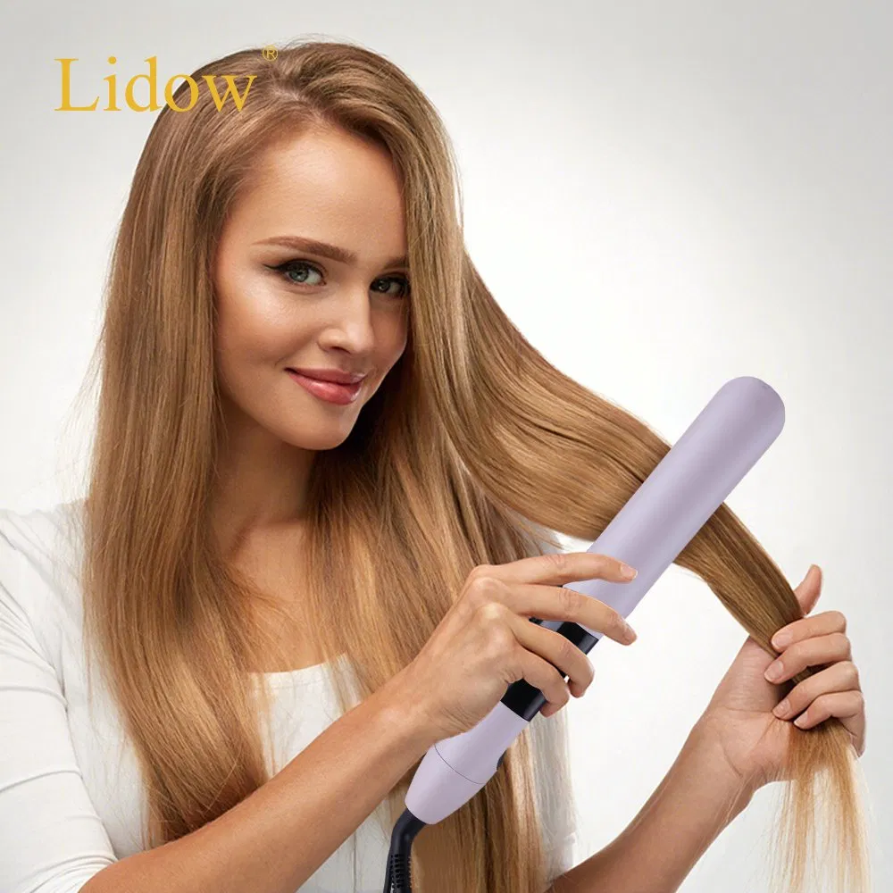 2 in 1 LED PTC Fast Heat Professional Flat Irons Hair Straightener