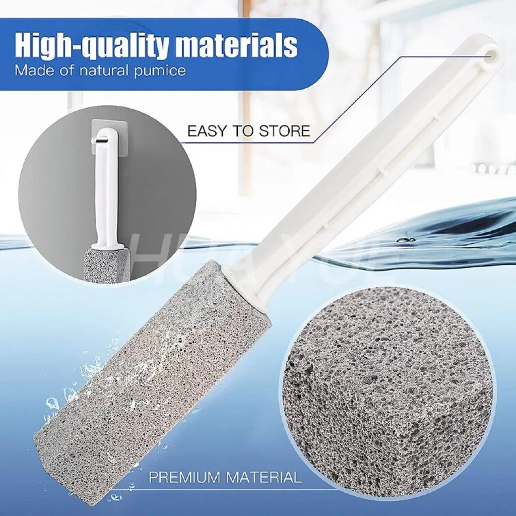 14*4*4cm Gray White Toilet Bowl Ring Cleaner Pumice for Bathroom