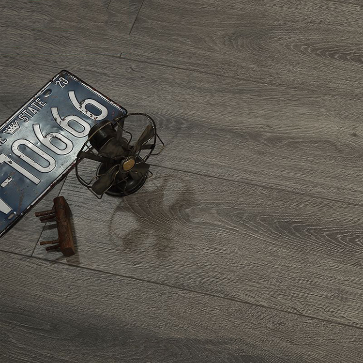 Eco-Friendly Handscraped Brushed Hardwood Parquet Timber Floor Grey Herringbone Wood Flooring Tile