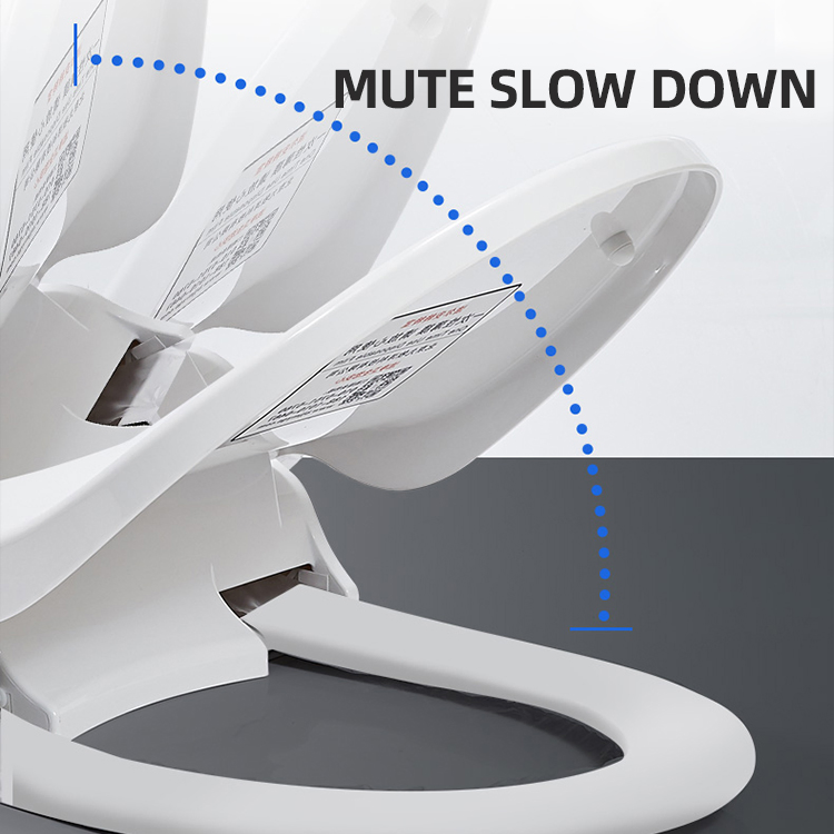 Heated Electric Automatic Smart Toilet Seat with Soft Close Cover