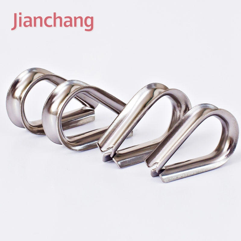 Galvanized Stainless Wire Rope Thimbles for 3mm Electric Wire Rope Cable