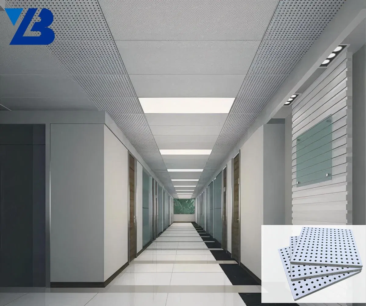 Anty-Detonation Fireproof Fiber Cemnet Board for Ceiling Suspended Cement Panel