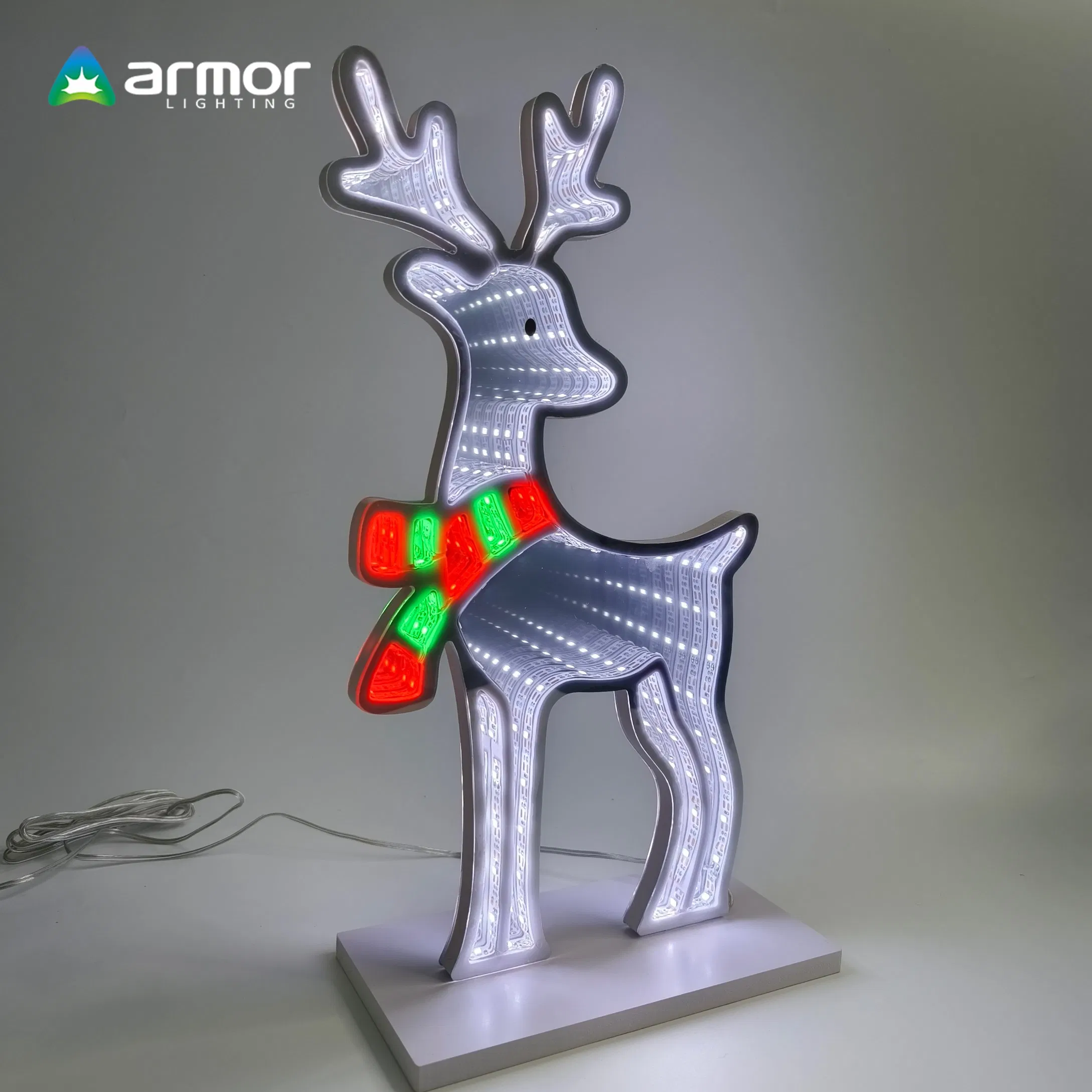 2024 New Launch Infinity Mirror Light for Christmas LED Decoration Sign Light