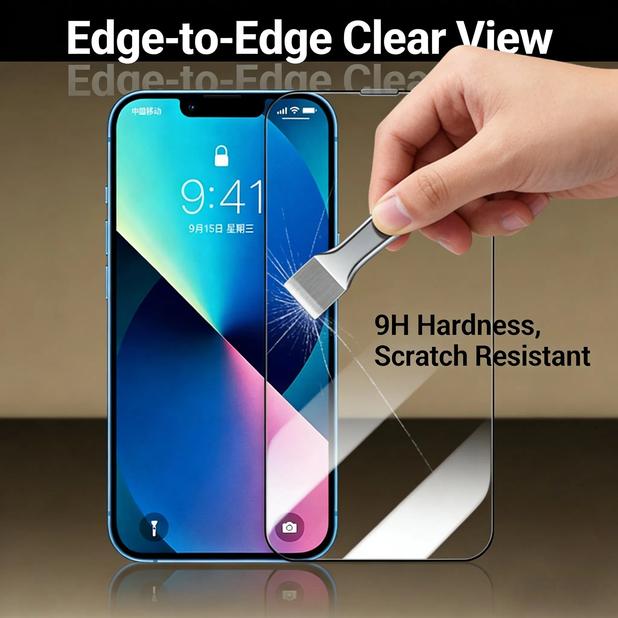 Защитное стекло 2.5D HD Full Screen, антиотпечатки, оптом