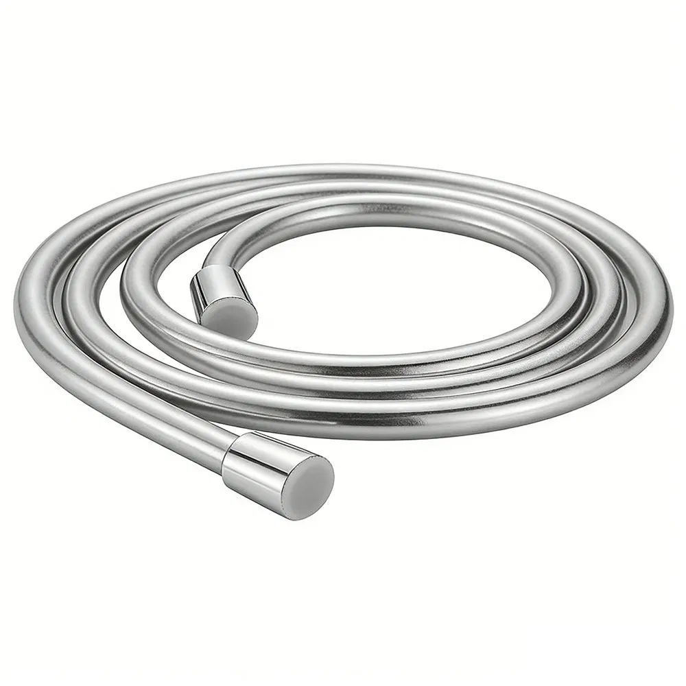Modern Flexible PVC Shower Hose with Chrome Finish for Stylish Bathrooms