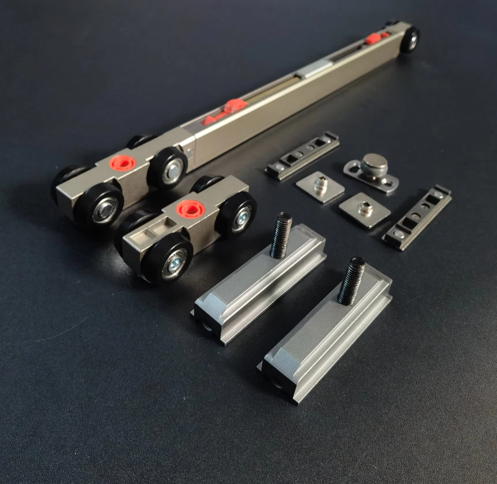 Soft Closing Roller Hanging Sliding Door Wheel with Damper