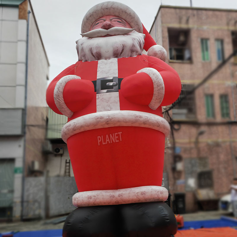 Inflatable Christmas Santa for Christmas Decoration