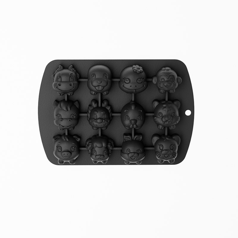 Силиконовая форма для льда ESG28560, 12 ячеек