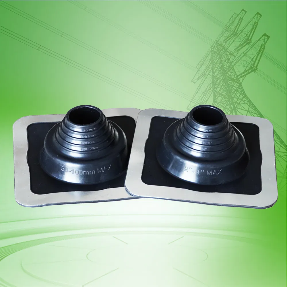 50mm to 100mm or 2in to 4in Rubber Metal Roof Pipe Flashing