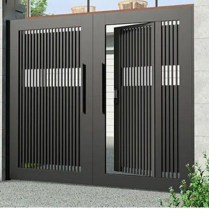 Exterior Entrance Entry Other-Doors Metal-Door Metallic Stainless Steel Armored Aluminum Modern Gate Security-Door Composite-Door Residential