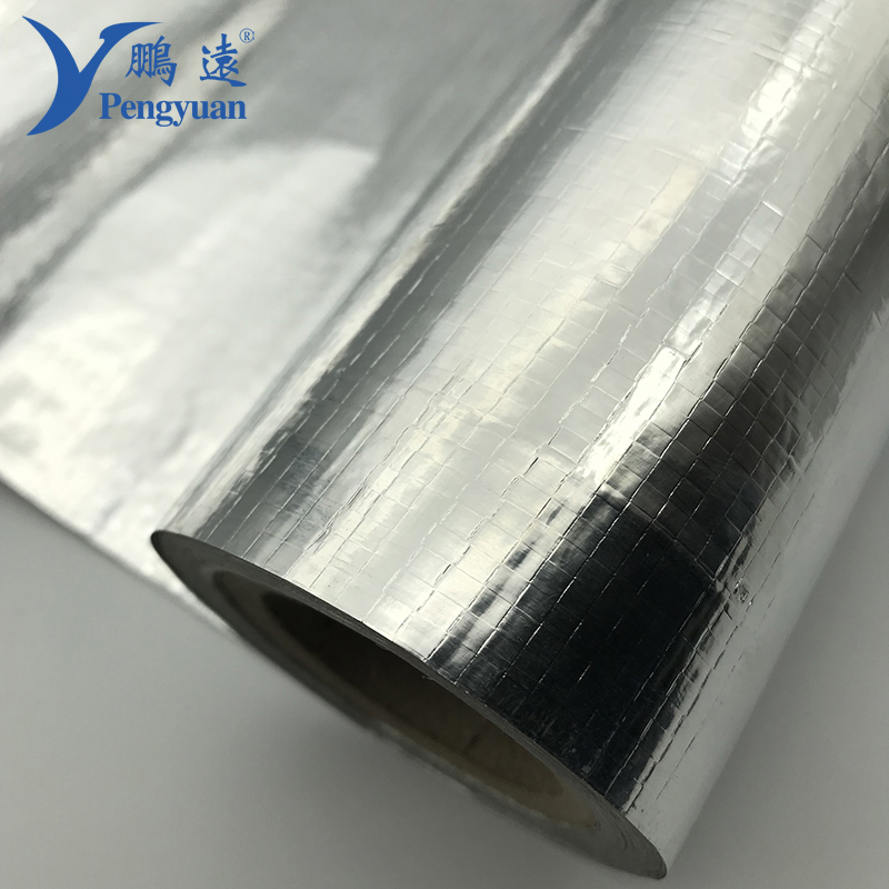 Fireproof Fabric Aluminum Woven Foil Fabric Thermal Insulation Building Material