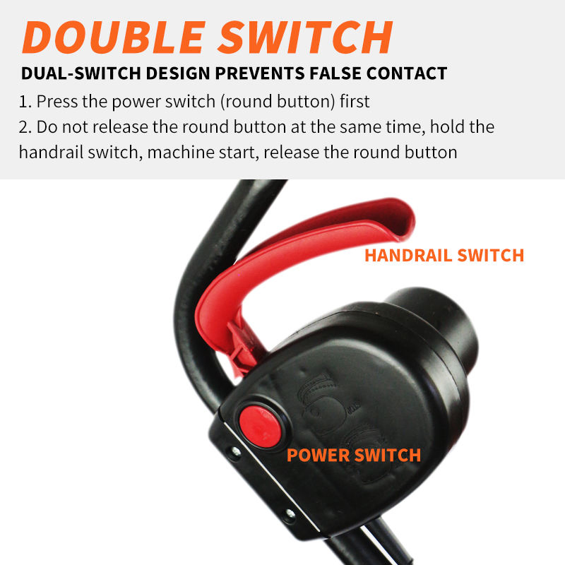 1800W Height Adjustable Walk Behind Hand Push Grass Cutting Machine Corded Electric Lawn Mower with 45L Catch Bag Volume Battery Portable Lawn Mower